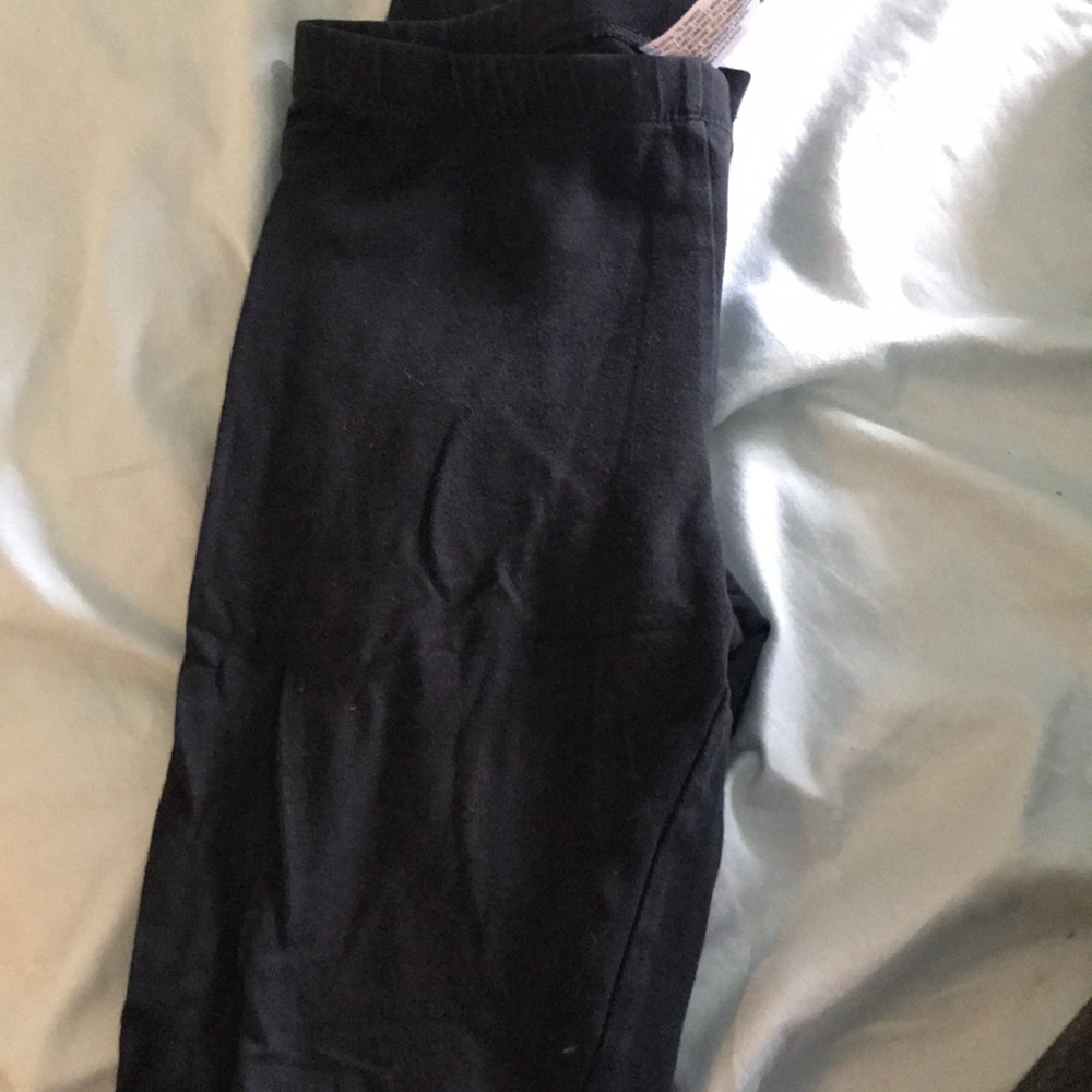 black kids leggings